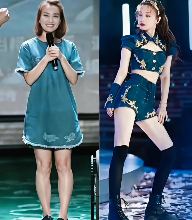 吴昕这变化也太狠了腿型直接换了个人，网友：这是开了瘦腿滤镜？谁能认出这是同一