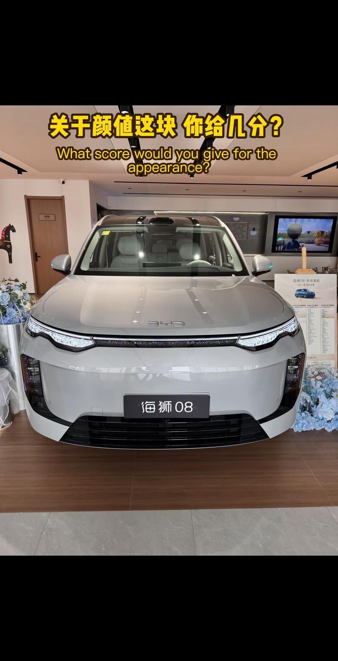 美不美，颜值给几分？海狮08比亚迪汽车比亚迪海狮08