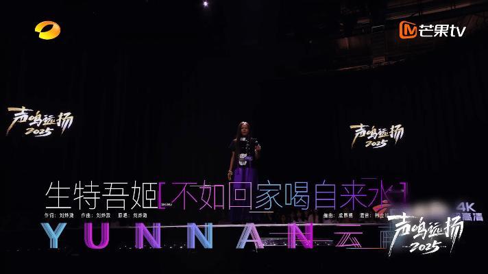 能和陈楚生抗衡的版本出现了生特吾姬在声鸣远扬一首民族摇滚《不如回家喝自来水》给