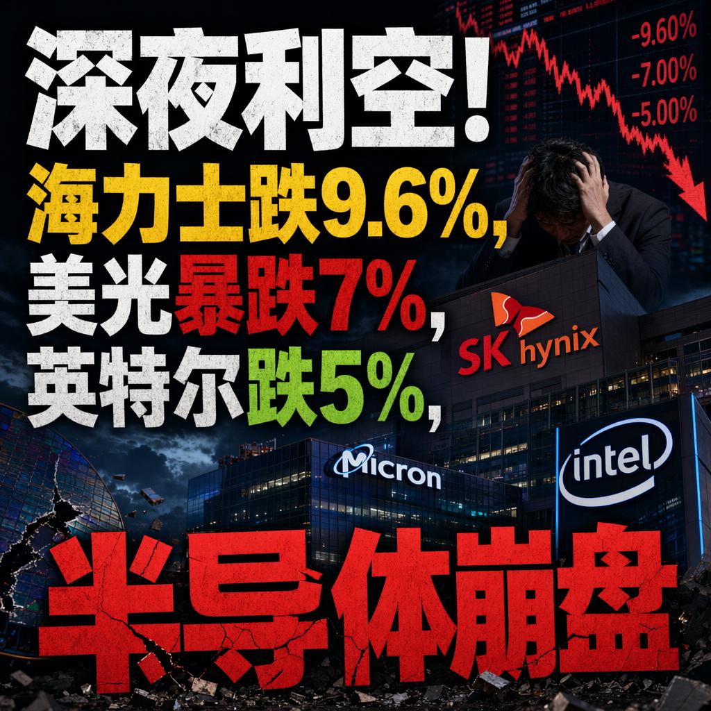 真跌破关键位了！美光30%跌幅背后藏着三个信号昨晚这波半导体的跌法，很多人第一