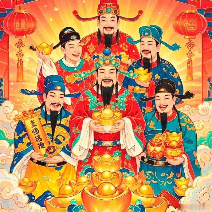 接五路财神，八方聚财，四季发财💰💰💰💰💰💰！！！​​​