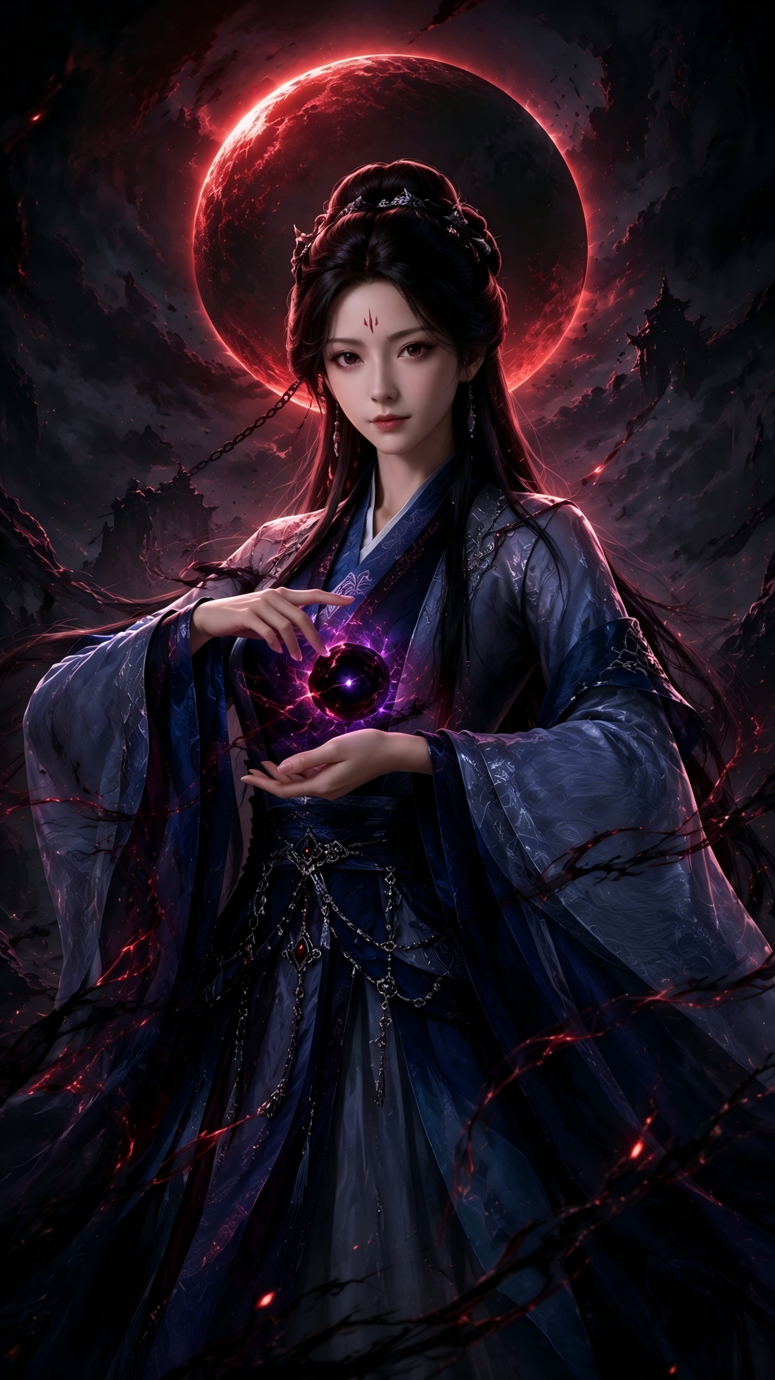 国漫同人｜8位女神黑化觉醒系列壁纸