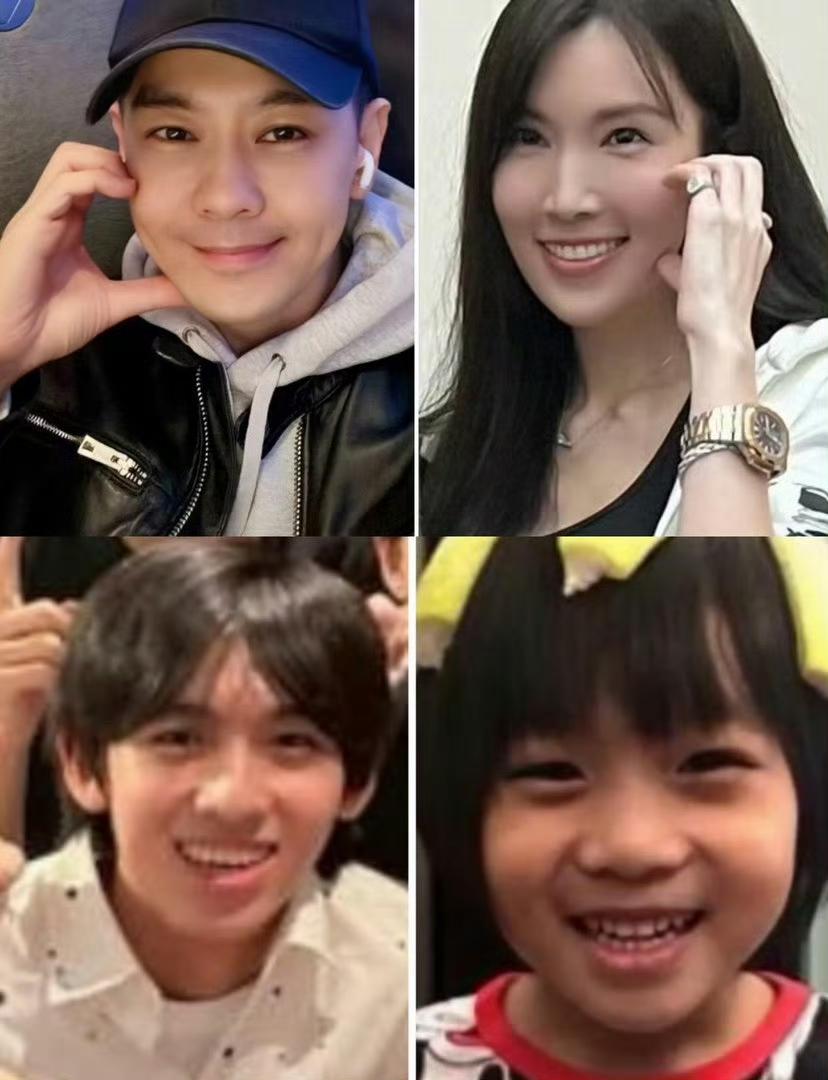 明显是妈妈的基因占了上风，林志颖回应Kimi网上照片说本人很帅拍照是因为角度问