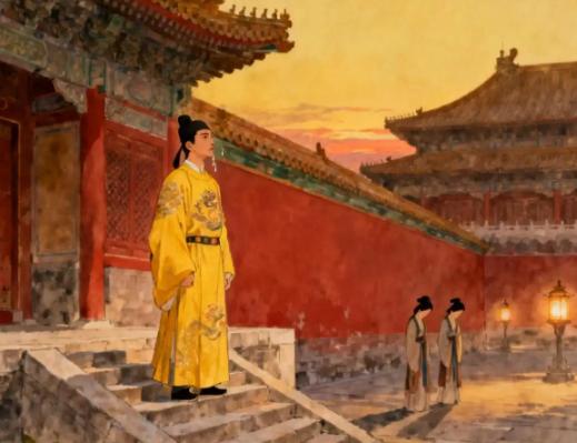 洪武十二年，朱元璋含泪送贴身护卫二虎归隐，特赐御辇护送。二虎刚上车，走了没三里路