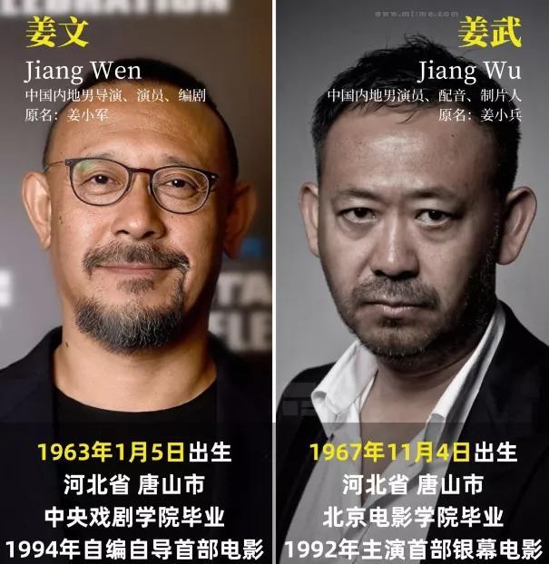 难道只有我一个人觉得吗？虽然姜文名气比姜武大得多。但有一点他是比不上姜武的，