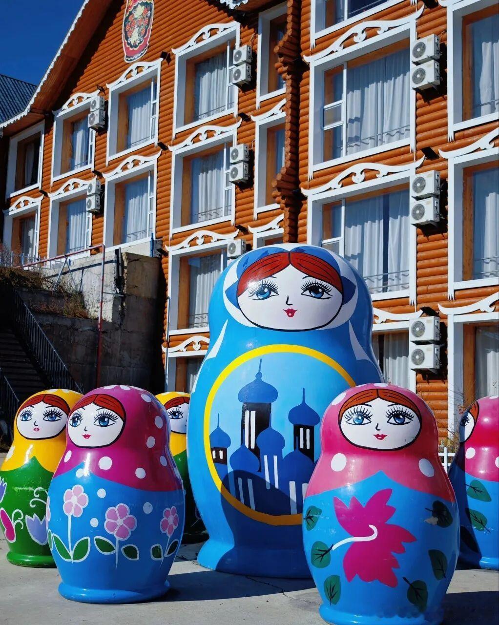 内蒙古室韦，国内宝藏边境小镇✨额尔古纳河一水隔开两国，河对岸就是俄罗斯村庄。这里
