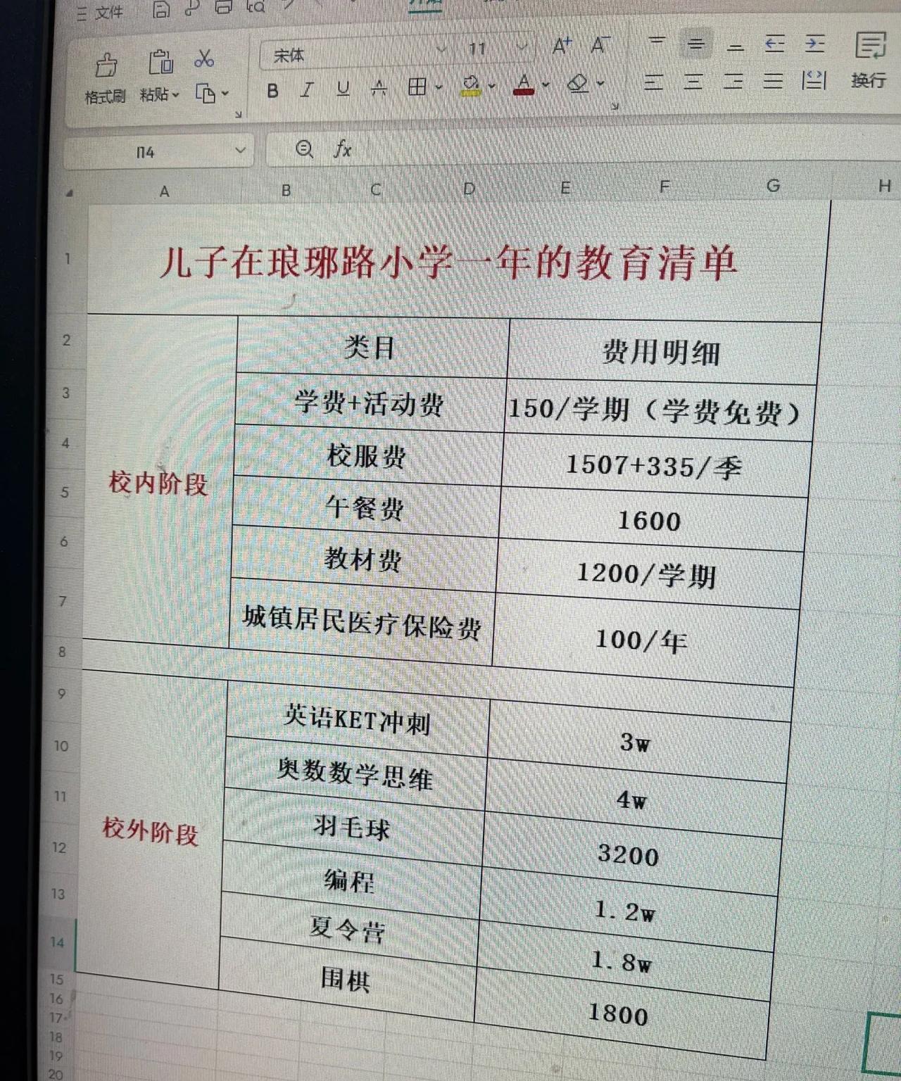 四年级南京琅琊路小学学生，前后花了20w你想象不到南京名校费用