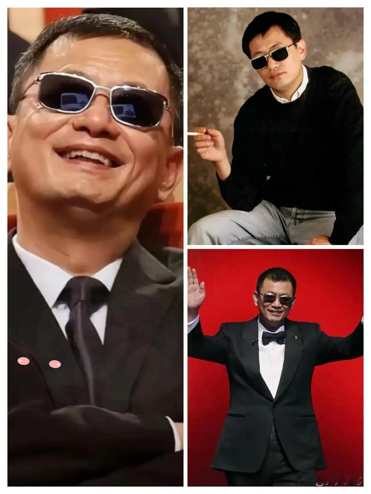 我表姐是学心理学的，​她说，像王家卫这样的大佬导演，​走哪里都把墨镜焊脸上，