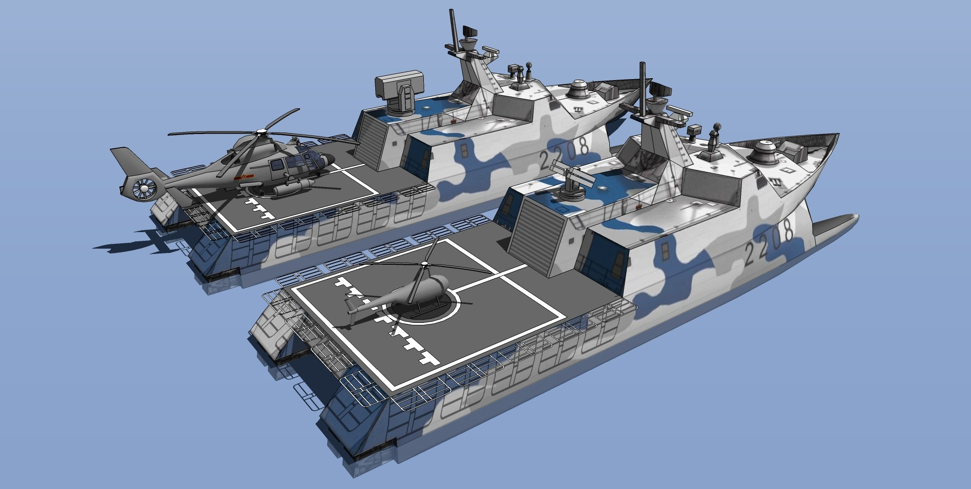 想不到真的实现了快艇带无人机