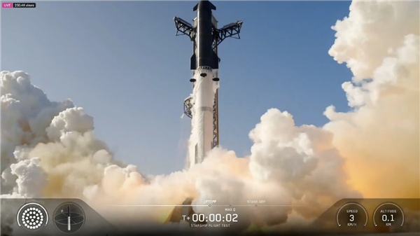 SpaceX“星舰”完成第13次试飞, 首次部署二十颗全新星链V3卫星