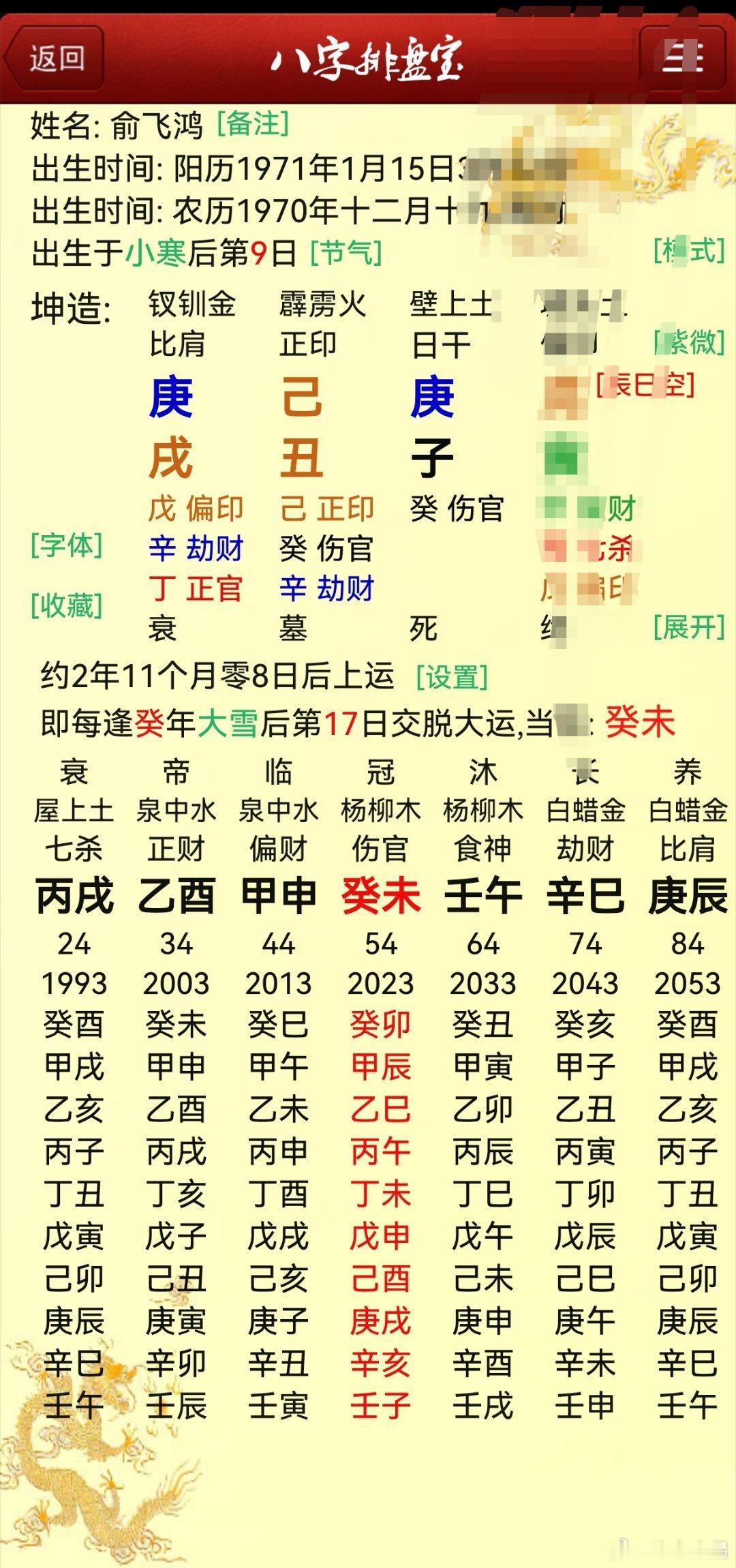 俞飞鸿俞飞鸿，名字还是非常大气的，这次谢霆锋演唱会上，据说很多人差点把俞飞鸿当成