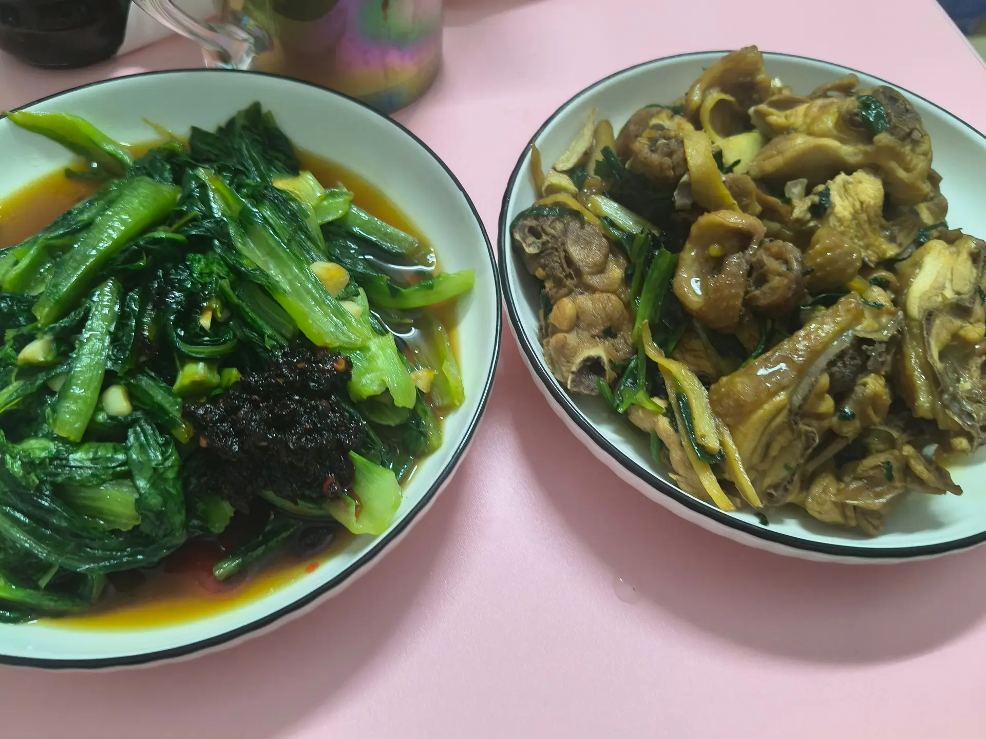 每天几乎都自己做家常菜,怎么样也比饭堂好吃