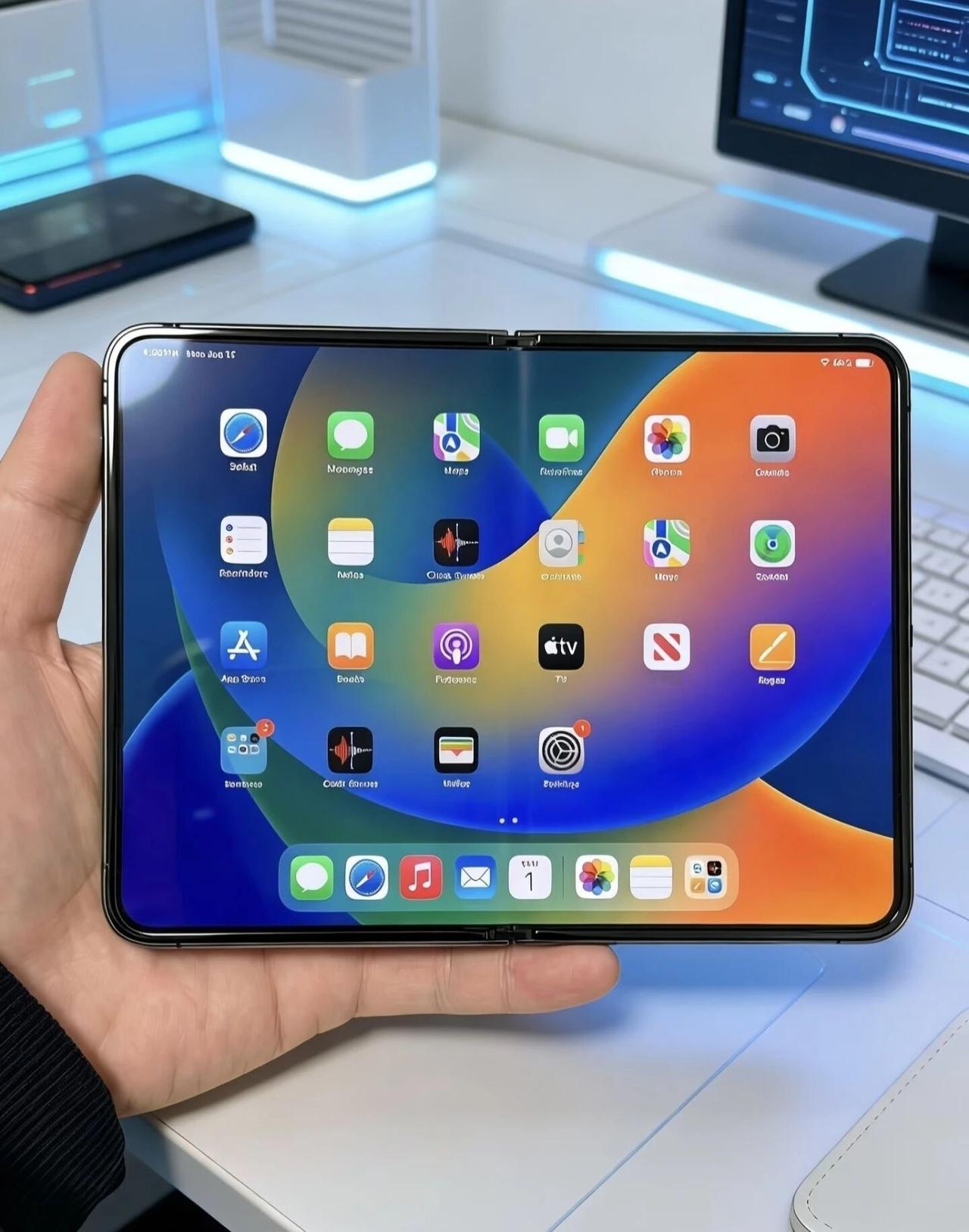 苹果FoldXvs华为PuraX你会选哪个？苹果FoldX的外屏尺寸为7.