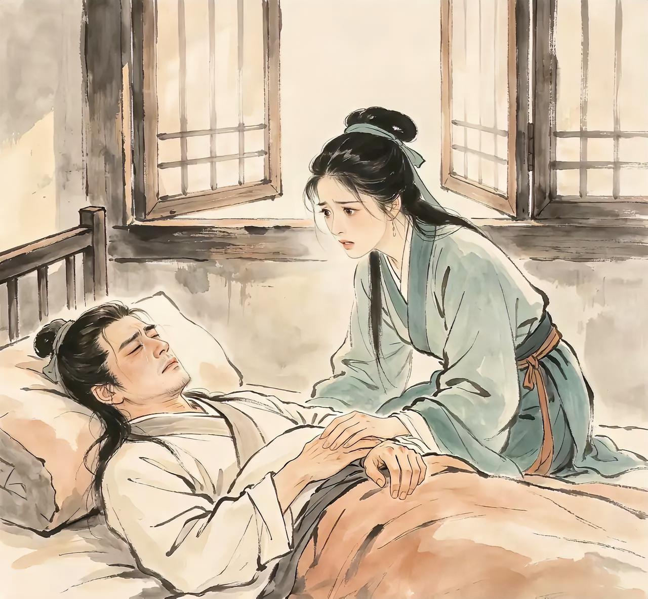 张无忌圆寂前，将赵敏唤到榻前，颤抖着说：光明顶秘道里那个人，不是我，而是你失散多