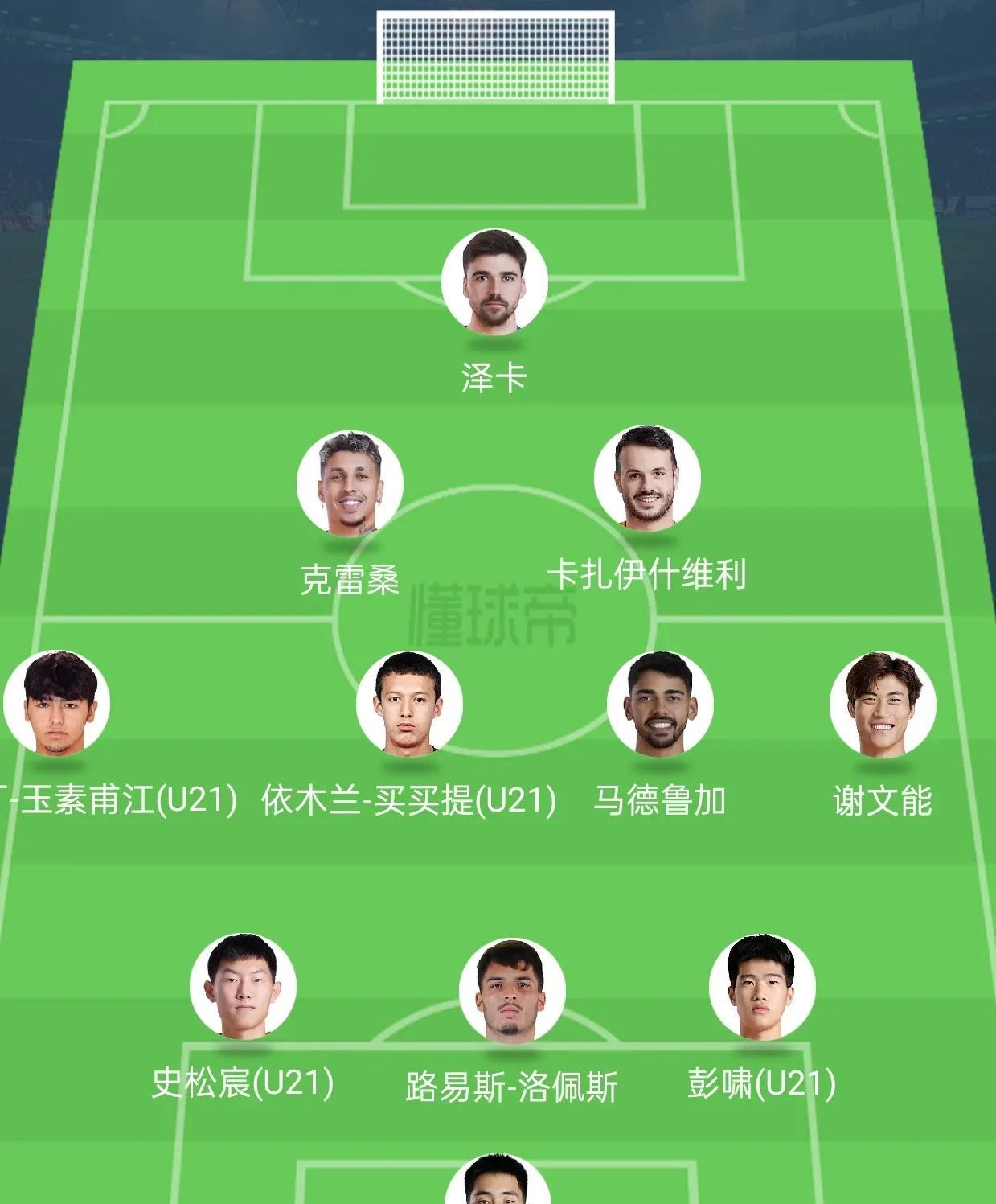 5外援+6名00后小将，山东泰山用这套阵容完成新老交替。一旦场面被动，再换上30