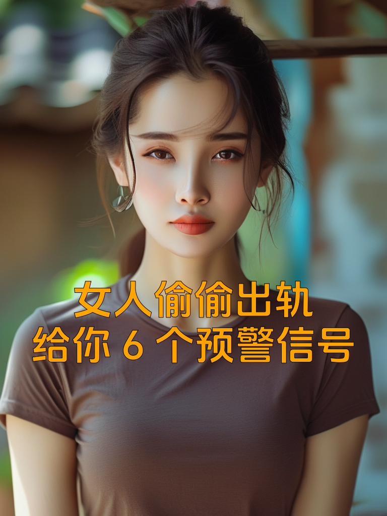 女人偷偷出轨，给你6个预警信号
