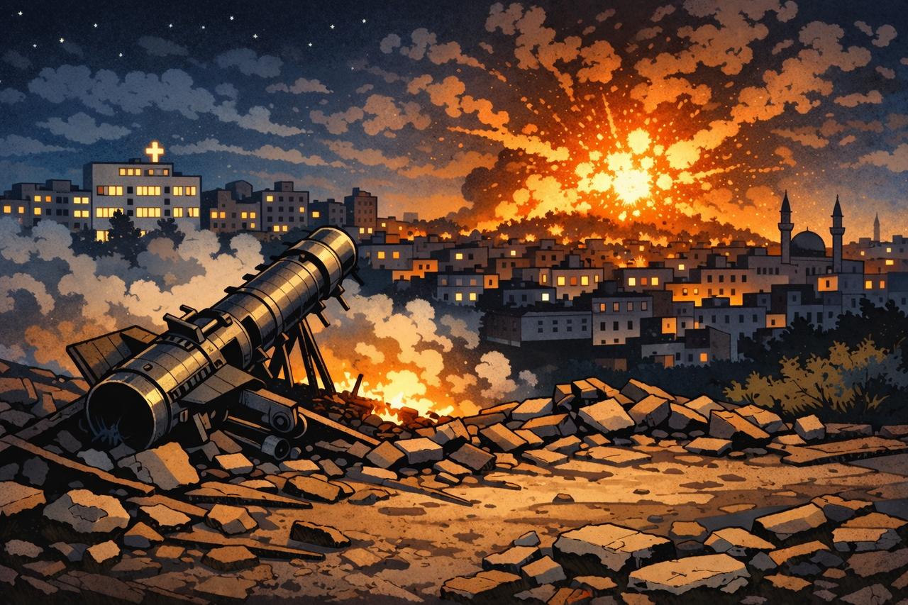 以色列国防军和辛贝特1月9日表示，他们袭击了加沙北部和南部的目标，以回应昨天从加