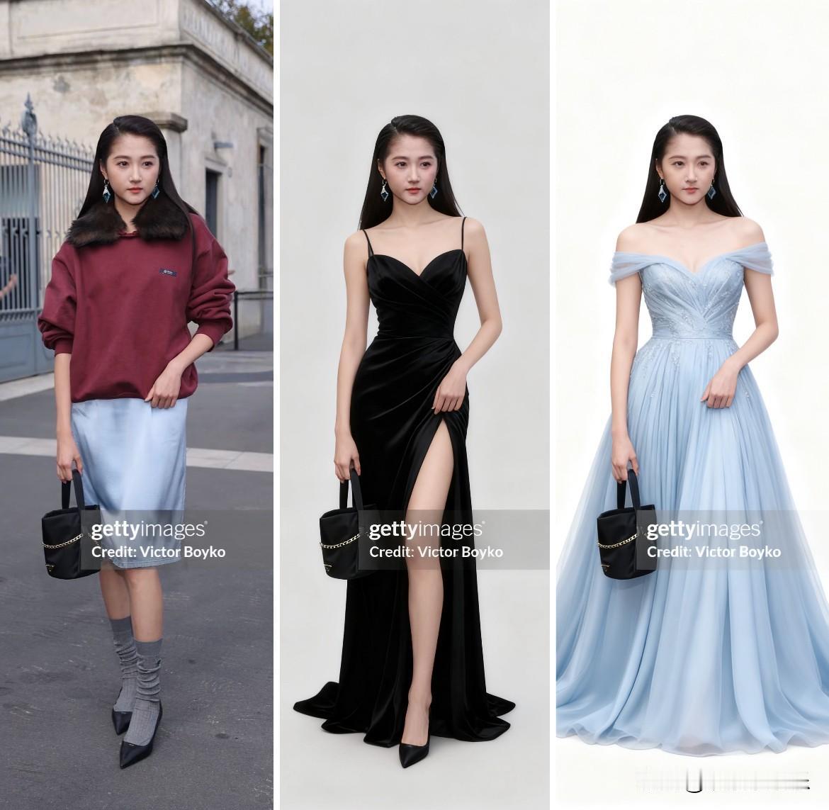 彤啊~下次能不能好好选衣服~这衣服风格不适合她，真不知道为啥给她穿这么老气，