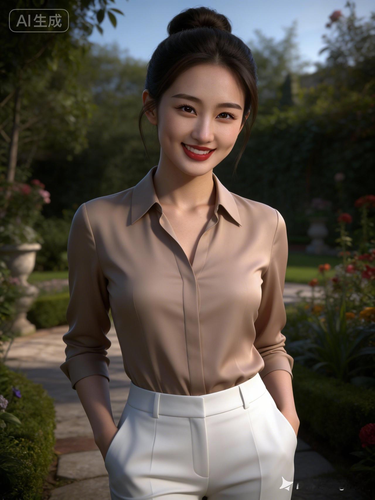 优雅职场风，微笑面对每一天！🌸✨