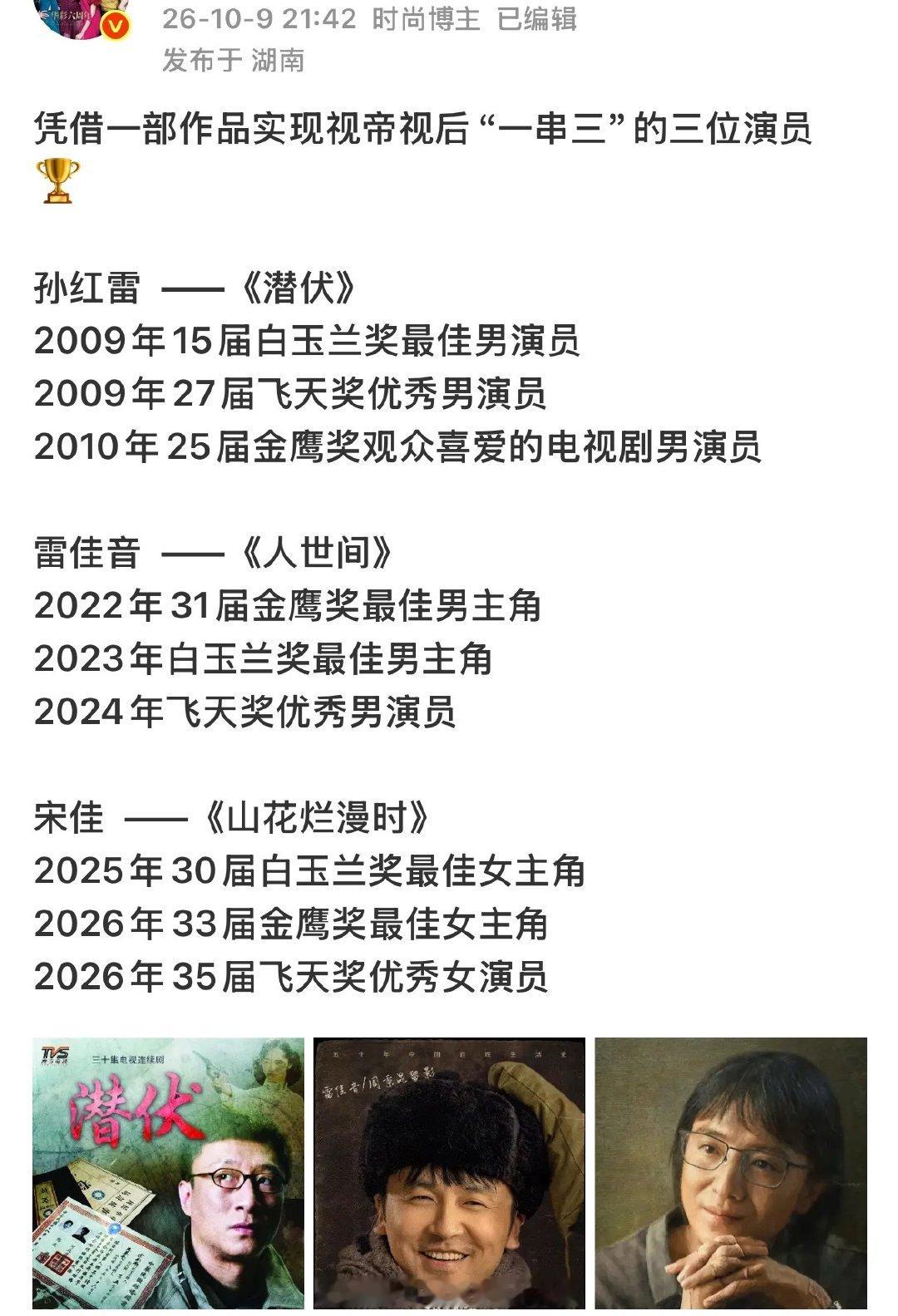 许愿帖：我不管！人一定要有梦想，敢追才会有奇迹。~下一个“一串三”，务必是成毅《不见英雄花不开》🏅