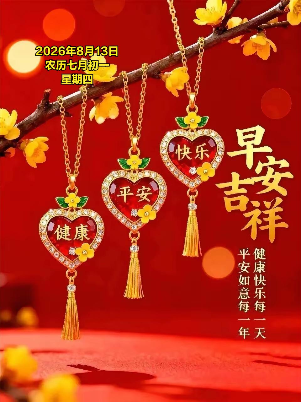 2026年8月13日农历七月初一 星期四 农历七月初一，是孟秋启始的朔日，