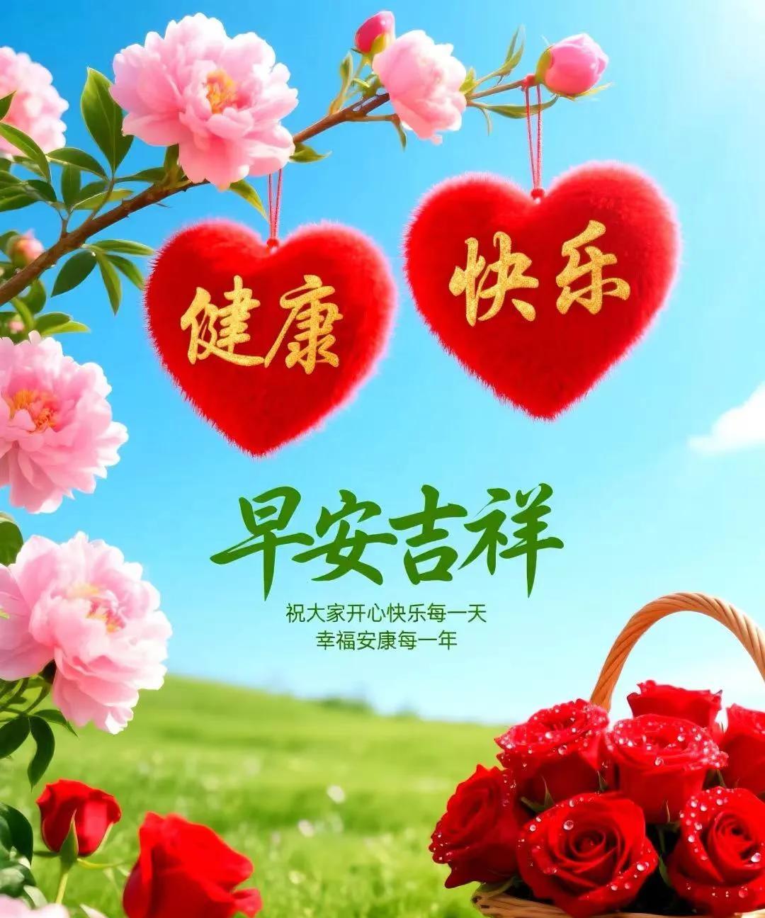 缘份紧相连友谊永不变但愿人长久彼此常思念早安