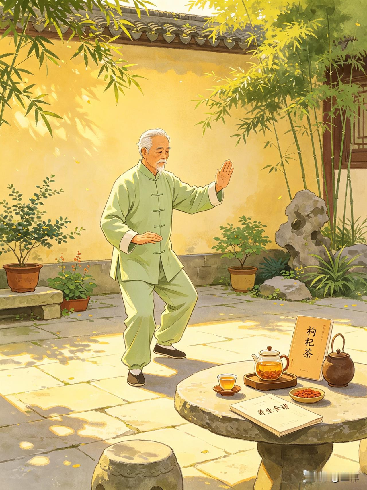 真正懂养生的人，都在悄悄做对三件事！第一，饭吃到七分。不是撑到打嗝才停，