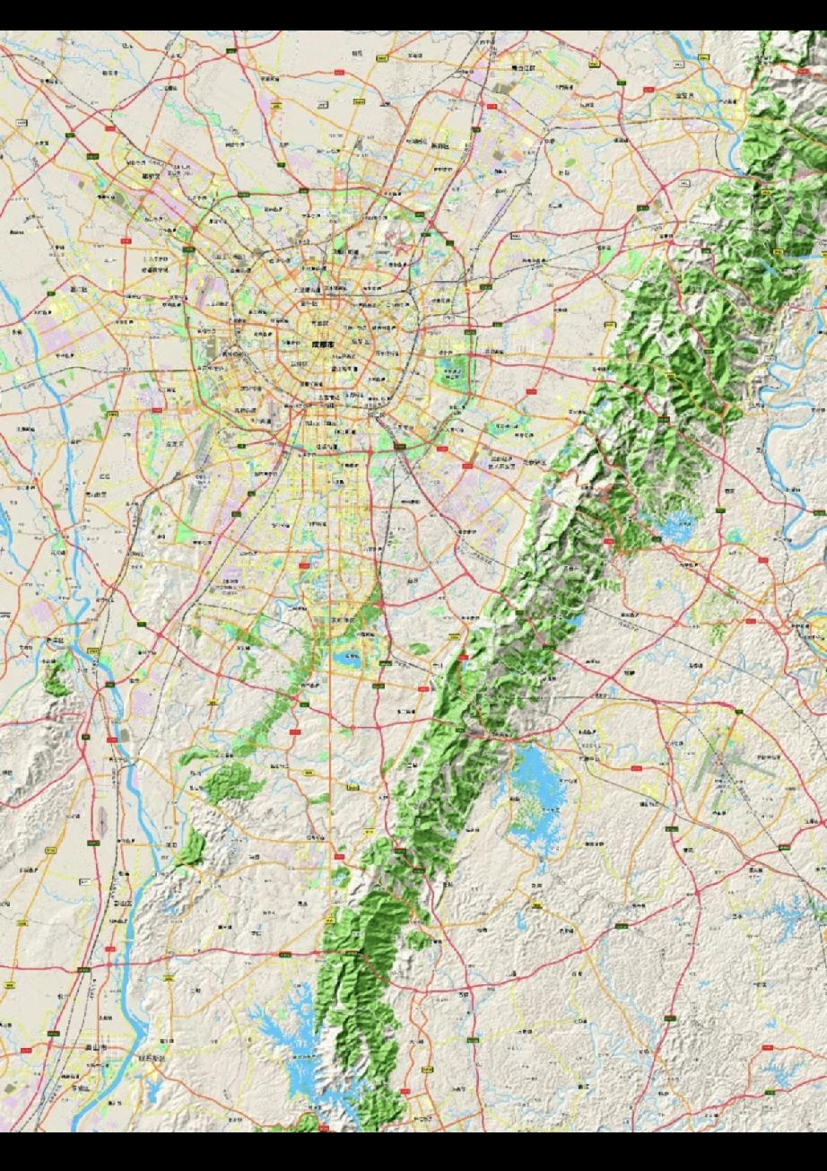成都，城西北安全上风上水，水源自西北上，往东南下流。每年下暴雨，城南和