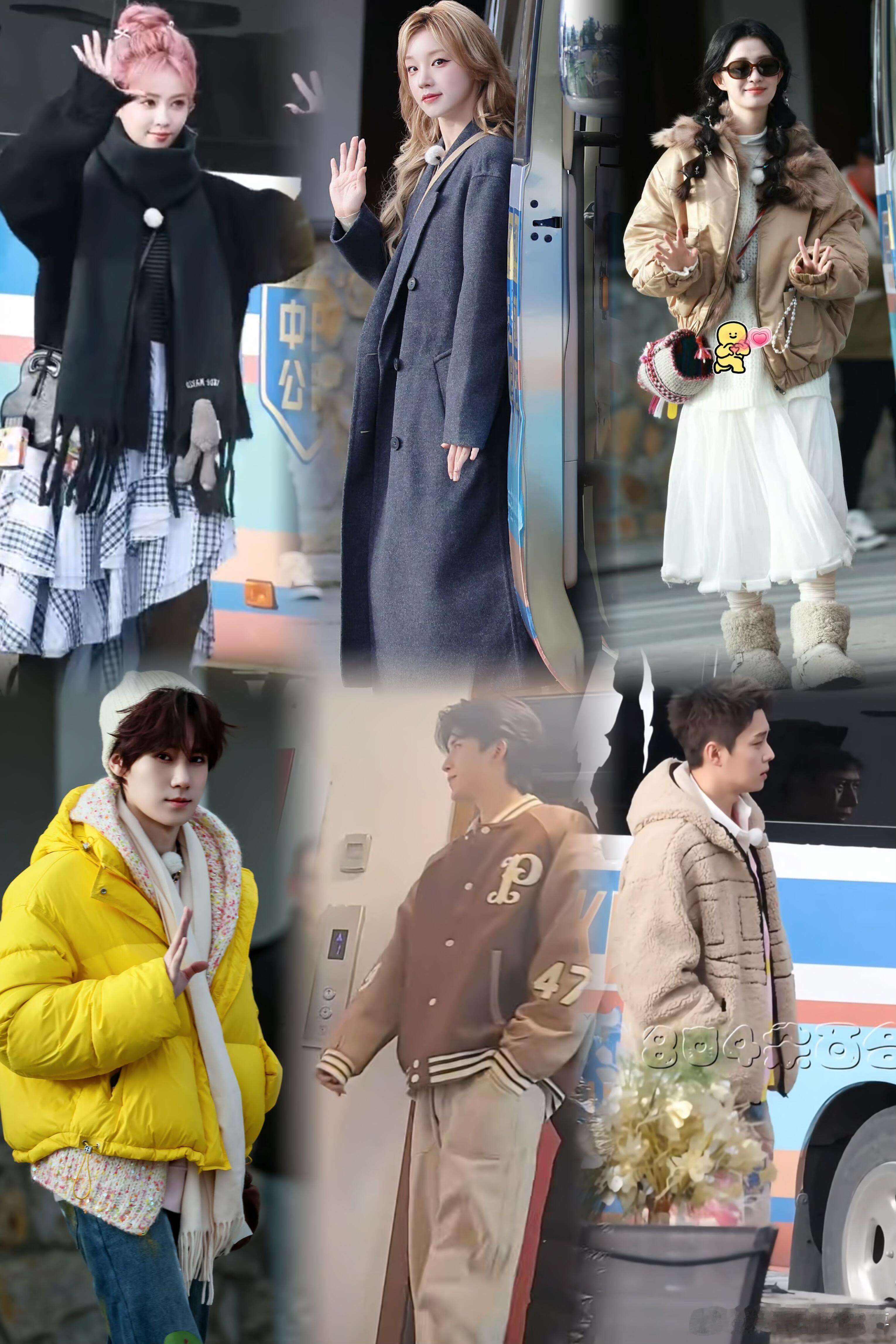 奔跑吧奔跑吧今日录制！冬日氛围好好奔跑吧今日录制路透白鹿宋雨琦王楚然