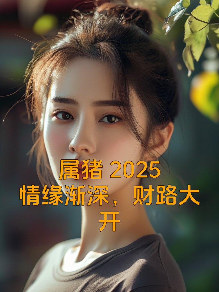 属猪2025：情缘渐深，财路大开