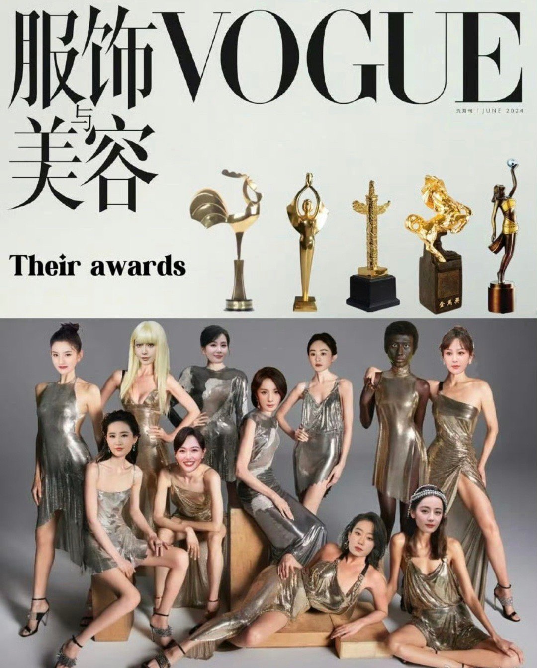 网友自制的vogue封面[笑着哭]​​​