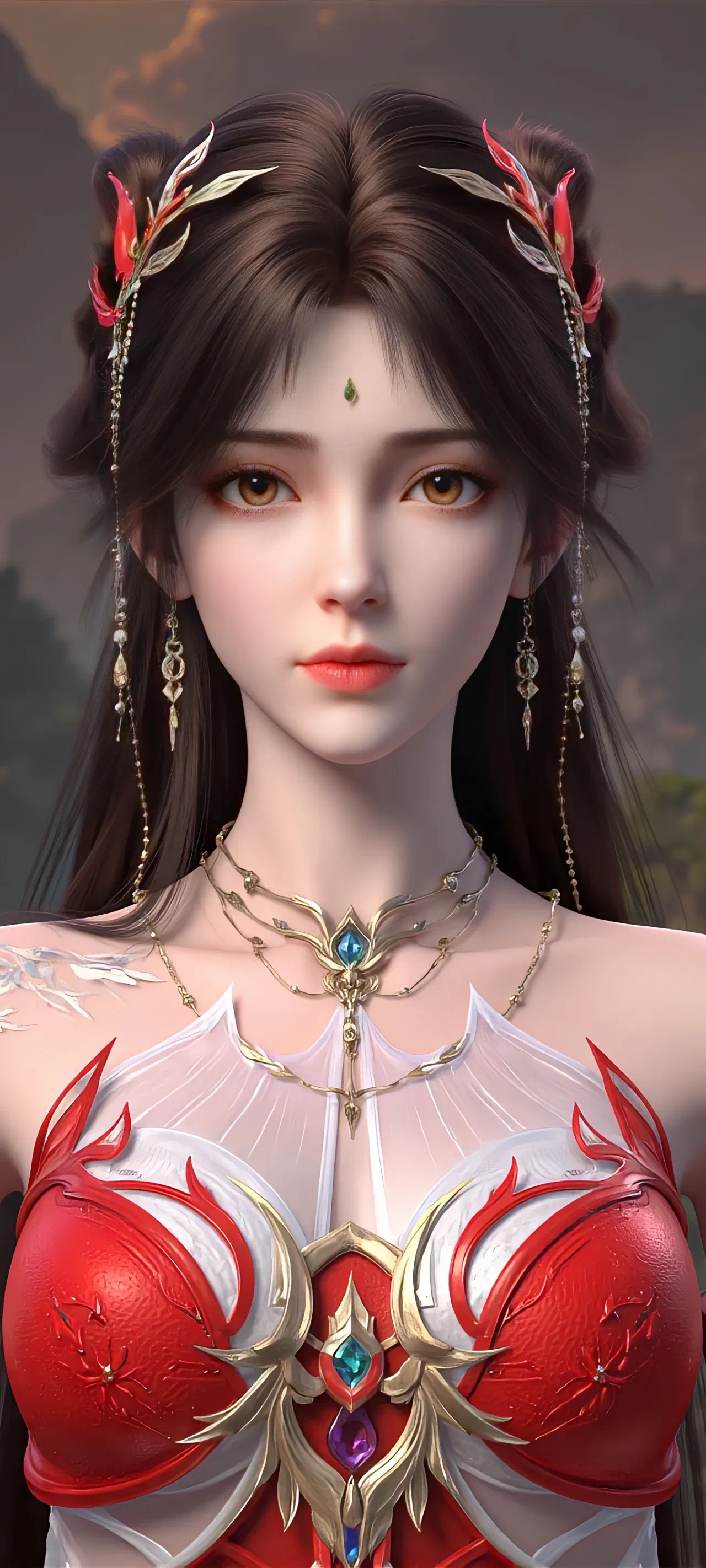 完美世界火灵儿【精致美图】天神境的灵儿，更具一种强者气质！国产动漫动漫星域