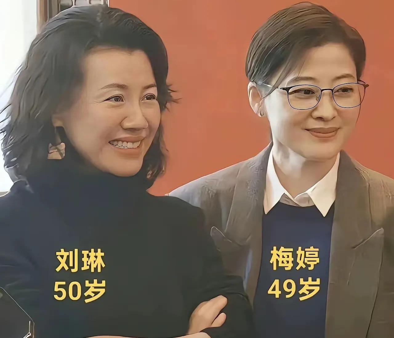 美丽动人的梅婷美丽动人的朱琳梅婷与刘琳的深厚友情，从《香樟树》到《父母爱情》