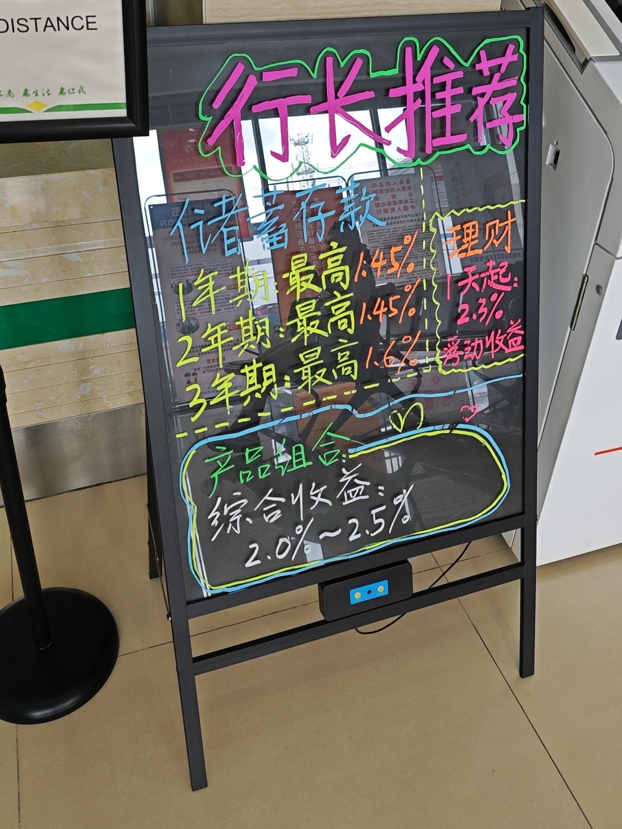 农商行定期利率？