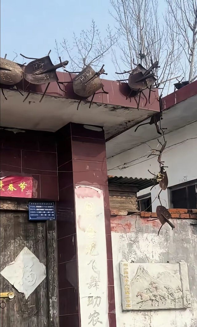 高手在民间，铁楸虫真的是用铁锹做的。
