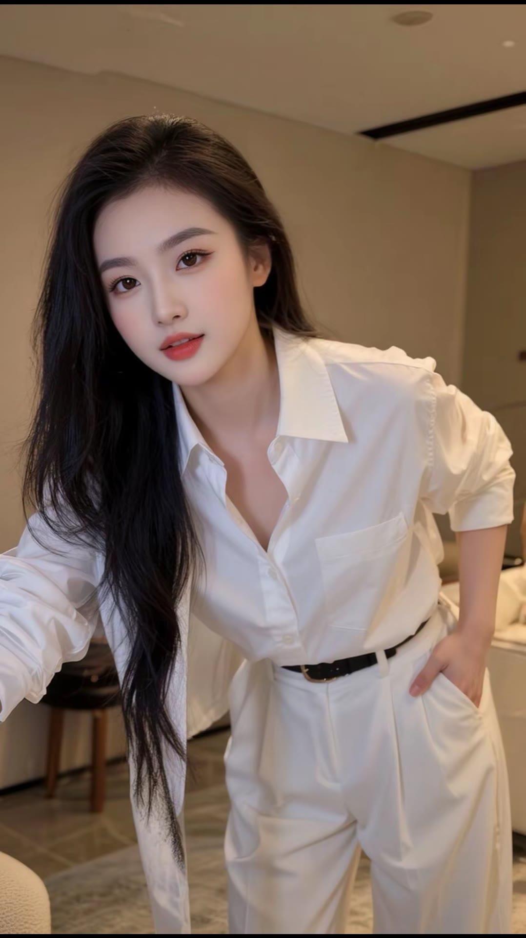 优雅白衬衫穿搭，简约又时尚！👗💄👠