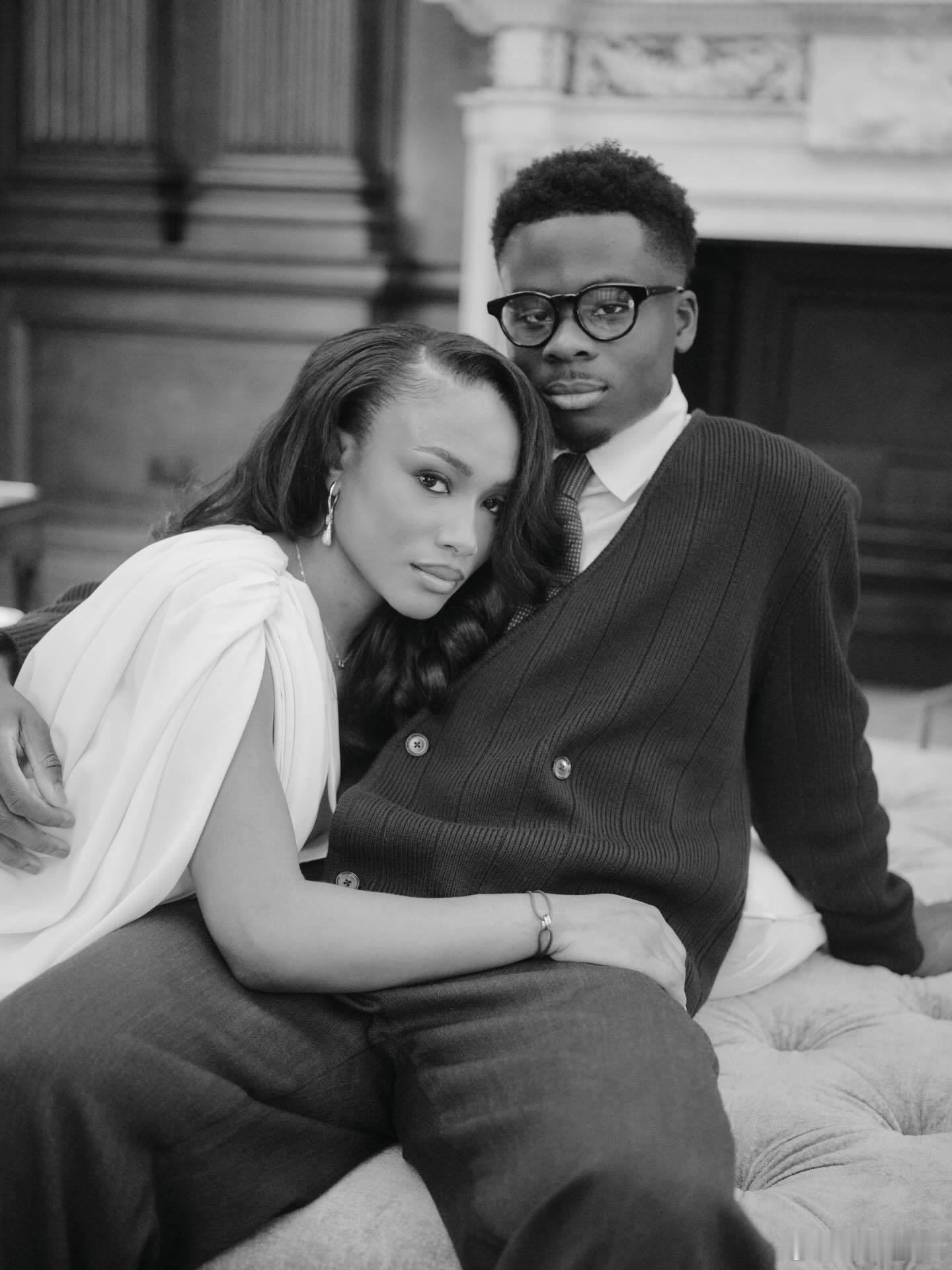 恭喜萨卡，向交往五年的伴侣tolami求婚成功