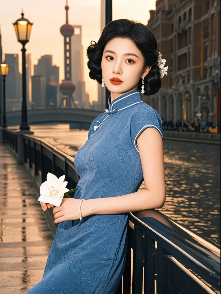 当胭脂红染透旗袍，你终于读懂她的故事
