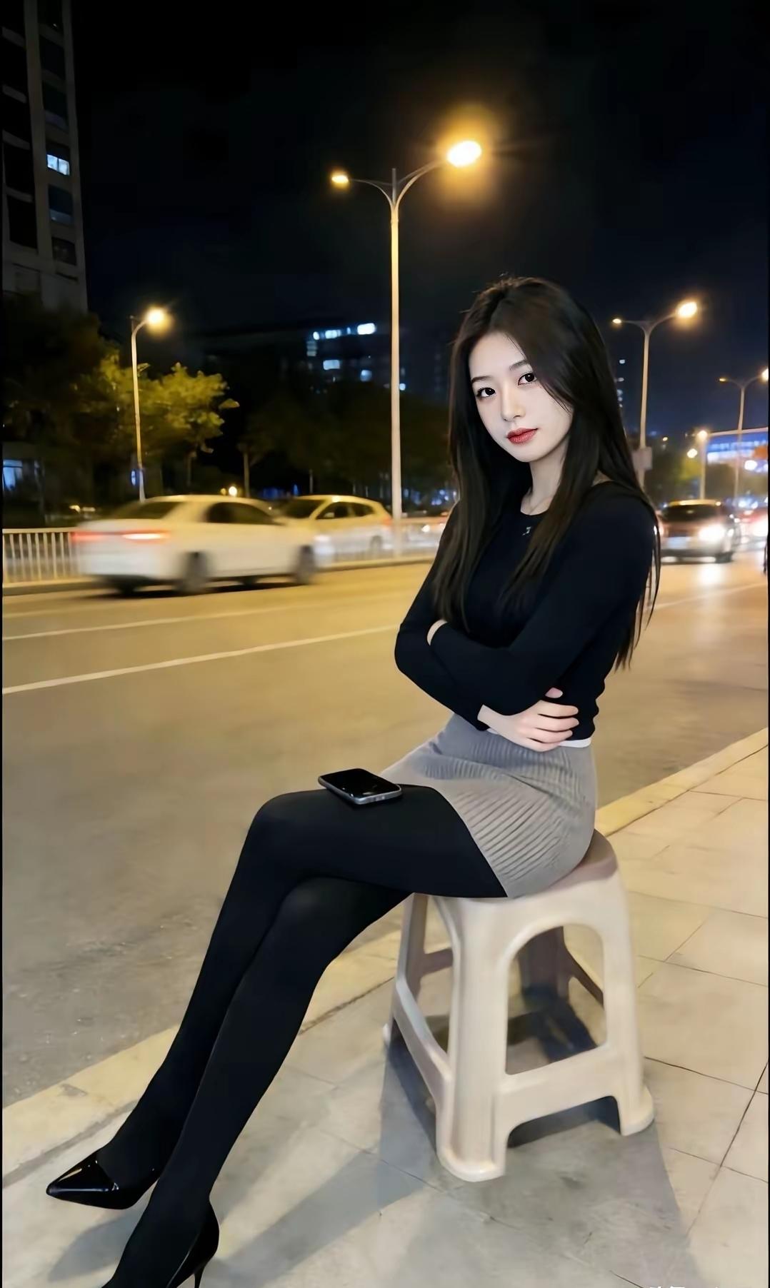 夜色阑珊处，美人倚栏思。