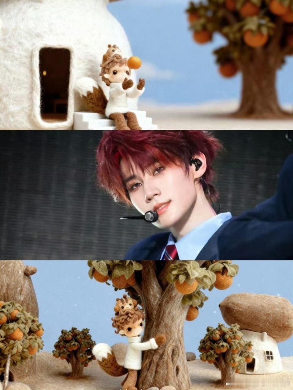 马嘉祺柴犬塑和六斤的父子相（bushi），真的太好磕了！