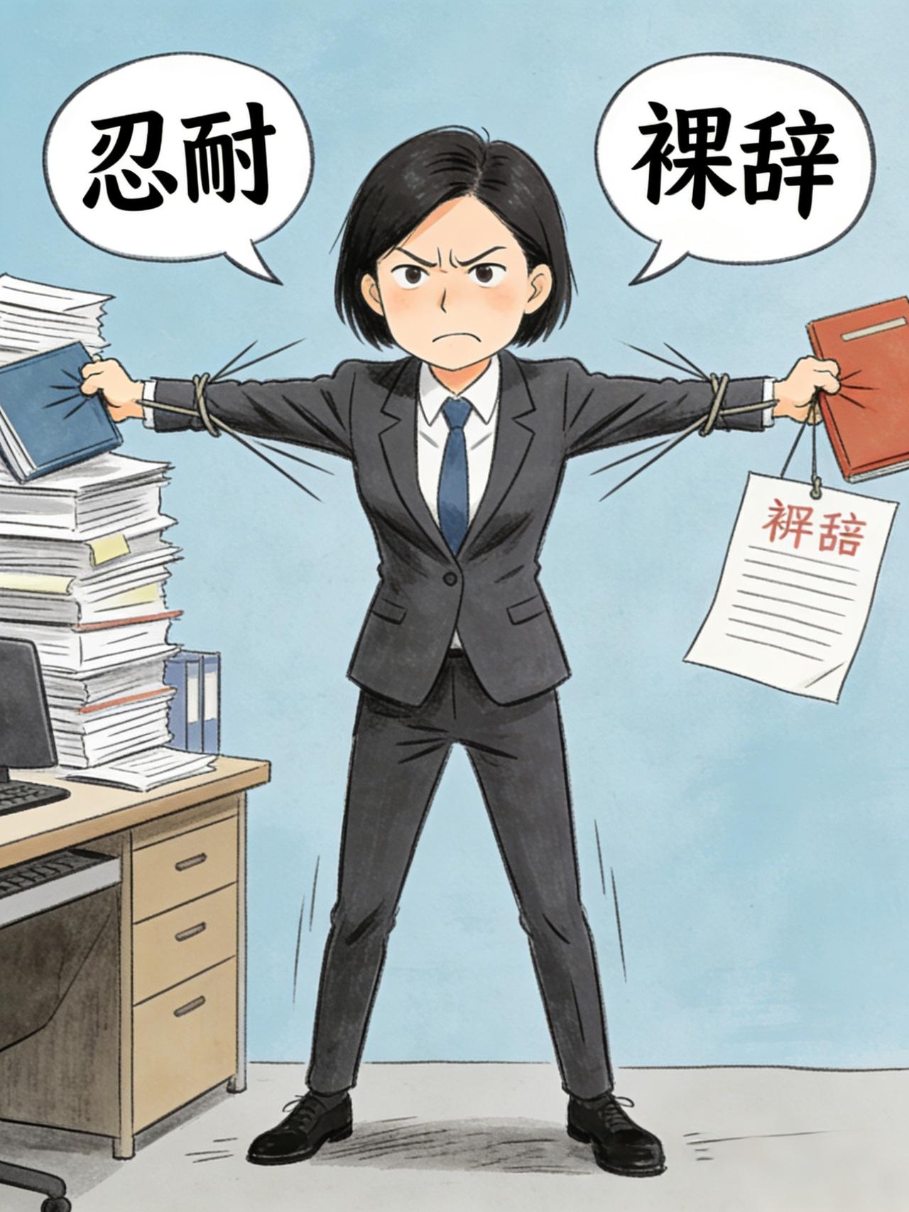 职场上，到底该不该忍？要不要裸辞？上班受委屈、被甩锅、被打压、内耗到失眠，