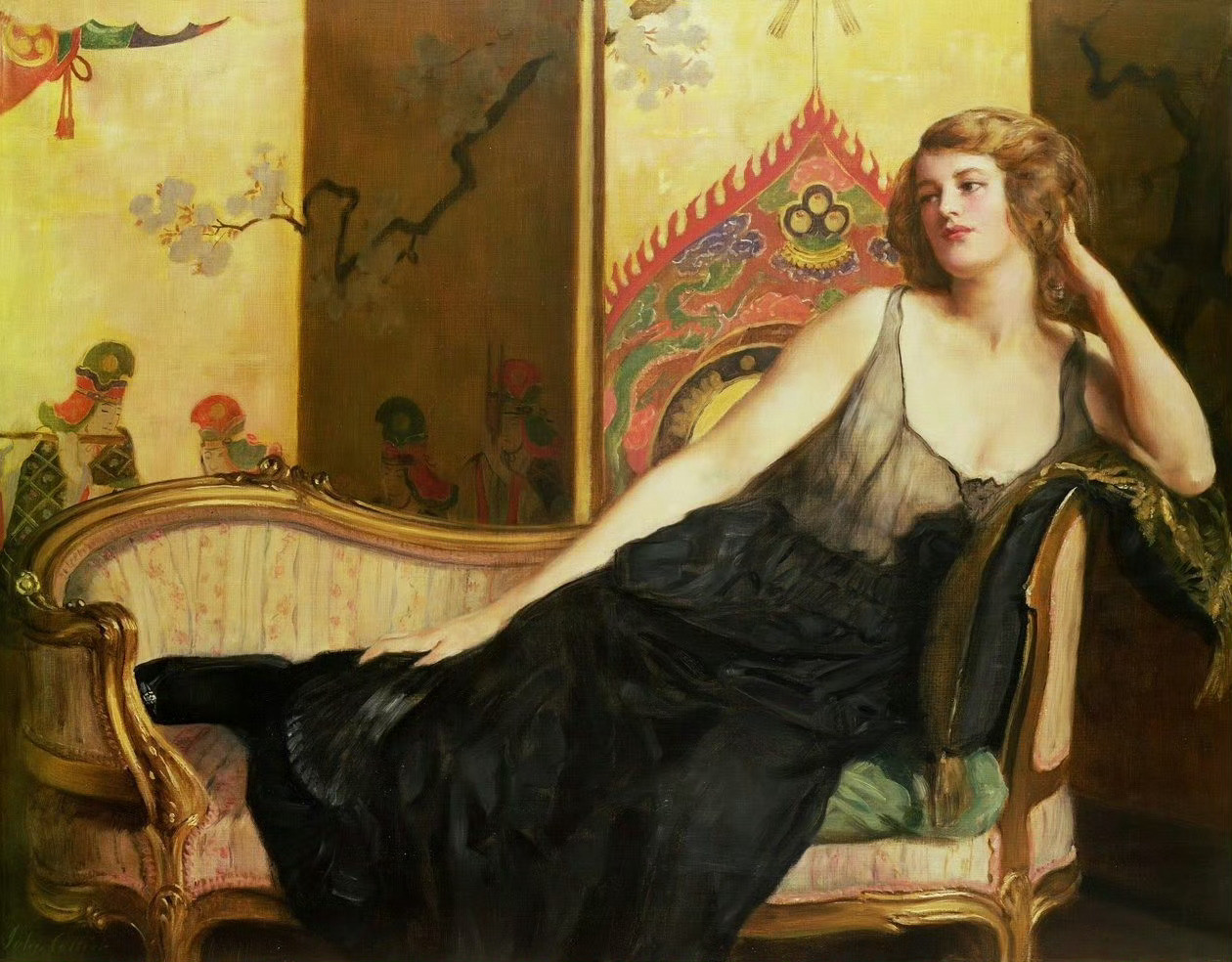 英国维多利亚时代画家、作家约翰·梅勒·科利尔JohnMalerCollier
