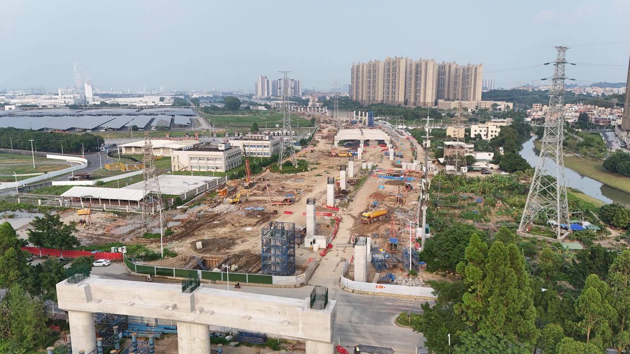 实拍狮子洋通道南沙黄阁段建设，附近的居民们还好吗