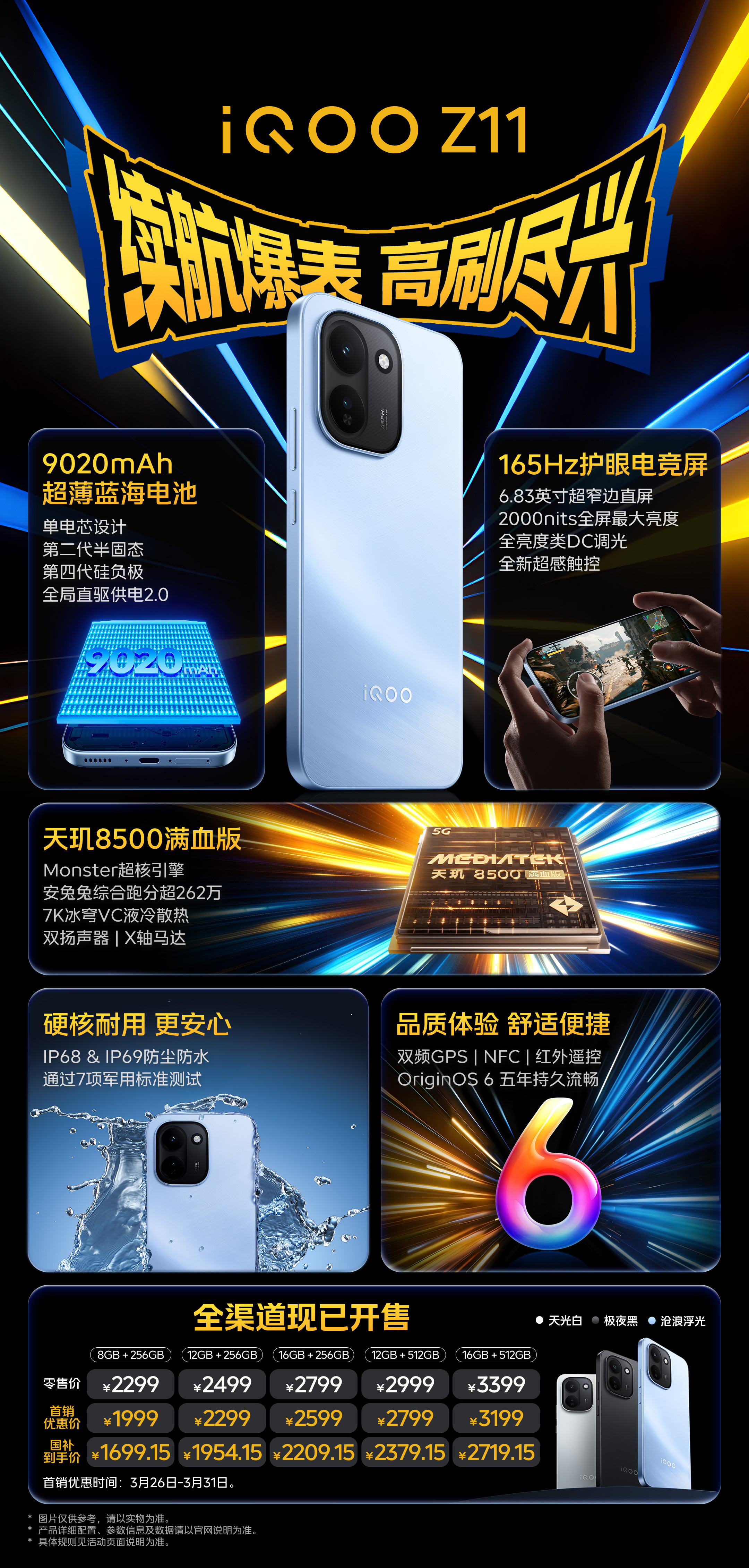 iQOOZ11和Z11x直接看图昨天发的被屏蔽了