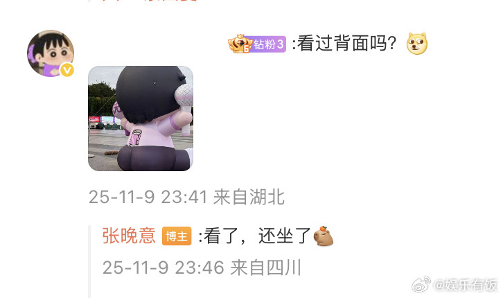 张晚意又在搞抽象了张晚意怎么想到坐在娃娃上的是不是事情一遇到就会变得有趣起来[