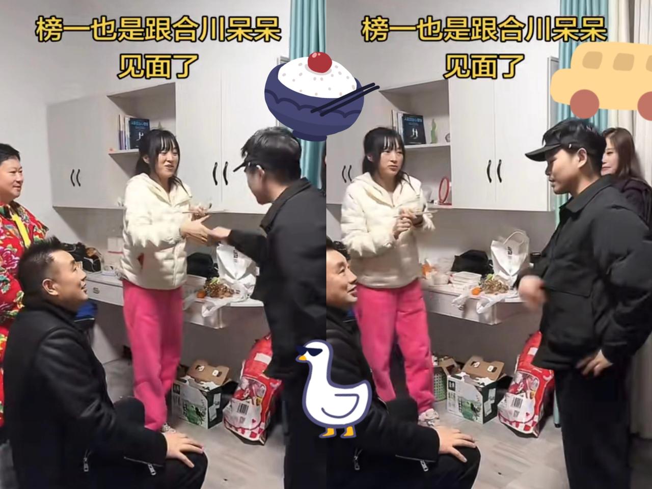 不说生意人就是有头脑，给呆呆刷10万礼物的大哥，特地来见呆呆就算了，还不忘让