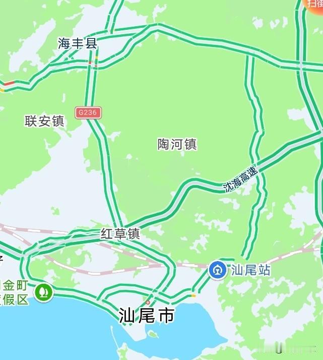 汕尾下辖的陆丰、海丰、陆河等县市区，若这两条高铁能均衡布局就好了。大家都清楚
