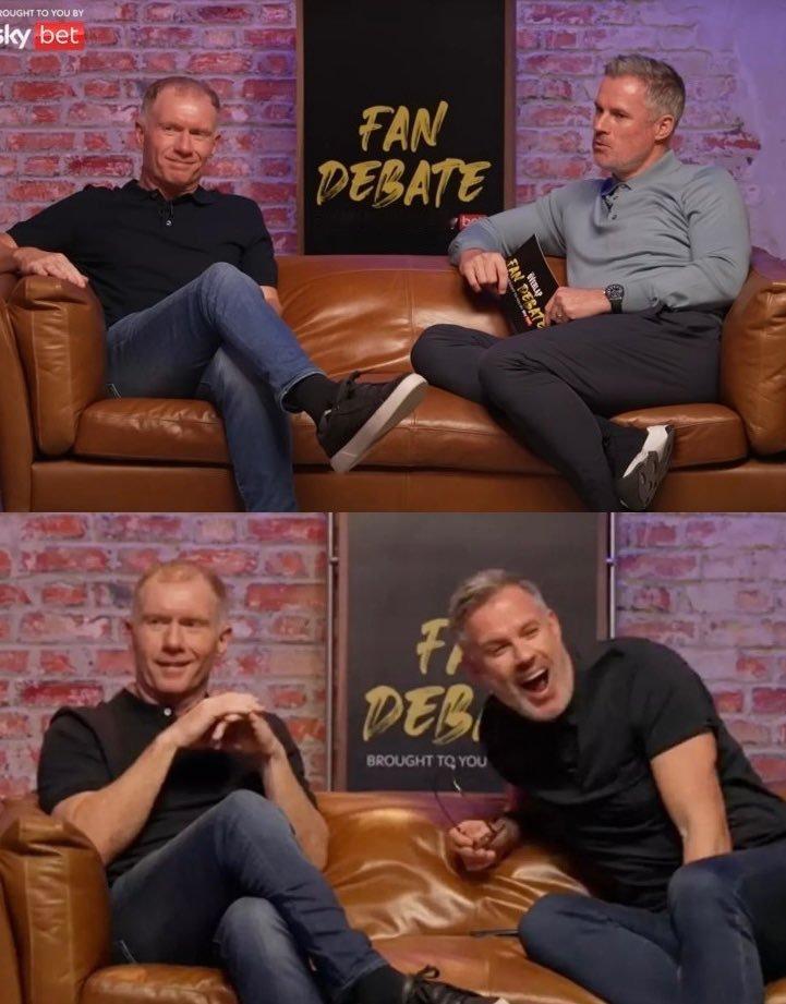 卡拉格：“亨利只拿到过两次英超联赛冠军，他不像你那么幸运，拿到过六七次。”斯科尔