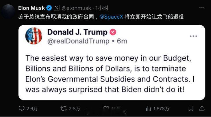 Wow！超级大新闻，马斯克反了[捂脸哭][捂脸哭][捂脸哭][捂脸哭][捂脸哭][捂脸哭]特
