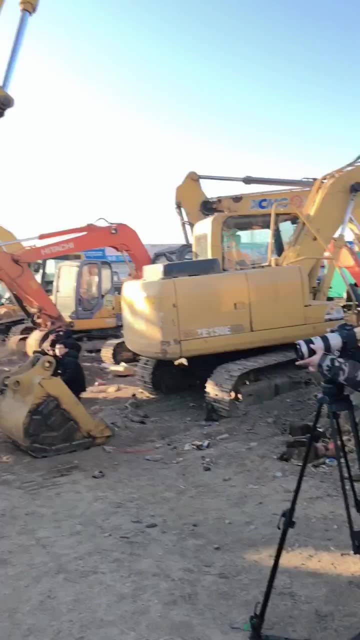 挖掘机 各种施工现场 小型挖掘机工作视频[() (1